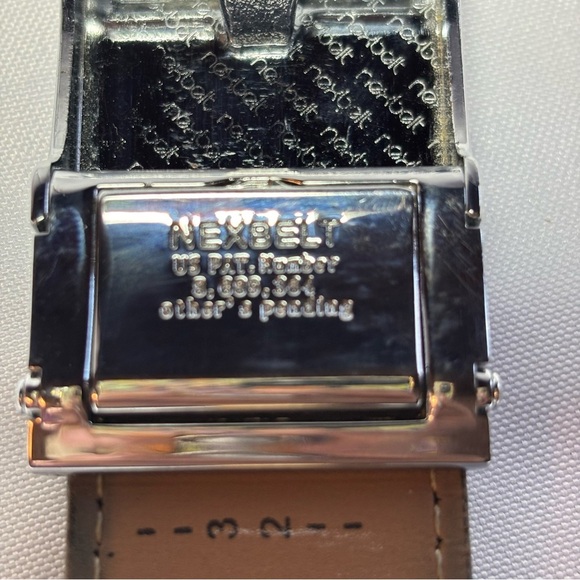 NEXBELT Men’s Go-In Black Genuine Leather Ratchet Buckle Belt Custom - Picture 11 of 16